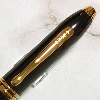 Cross Townsend Ballpoint Pen Black Lacquer N572TW Japan Import
