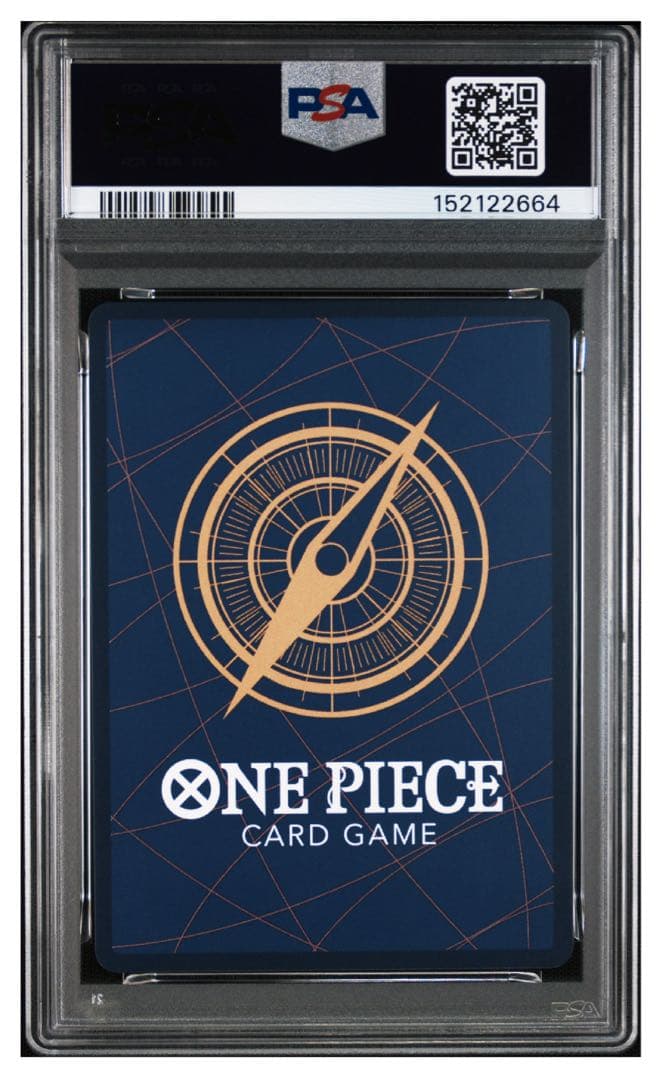 PSA9 graded One Piece Nika trading card from ONEPIECE DAYS promo in protective packaging