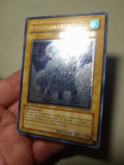 Yu-Gi-Oh Frost Zaurus Ultimate Rare card from First Frost Zaurus set English edition Japan import