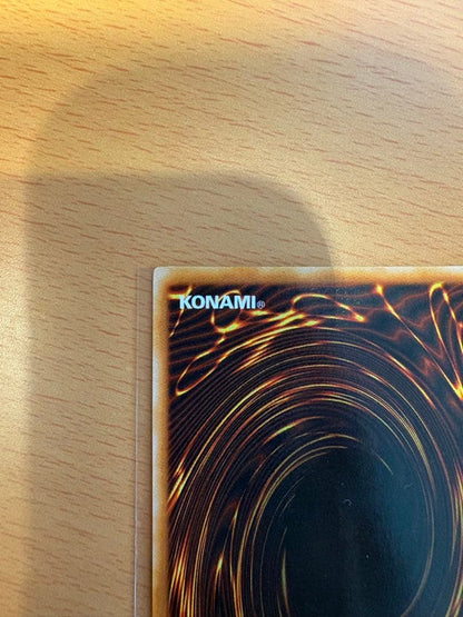 Yu-Gi-Oh Red-Eyes Black Dragon Ultra Rare card initial version with minor scratches shown