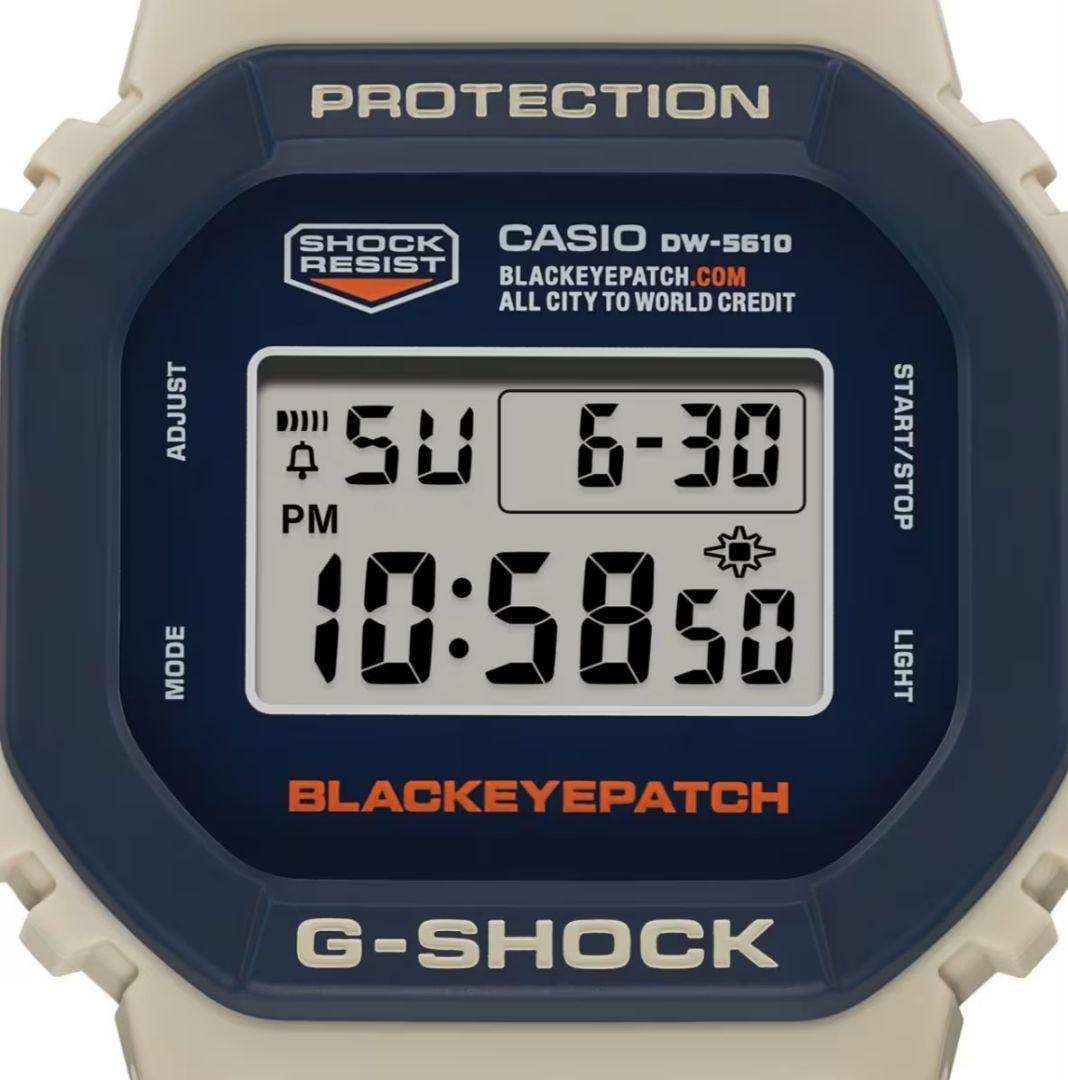 Casio G-Shock BlackEyePatch 5600 Series DW-5610BEP-2JR Navy Watch — Japan Import