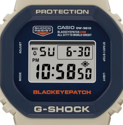 Casio G-Shock BlackEyePatch 5600 Series DW-5610BEP-2JR Navy Watch — Japan Import