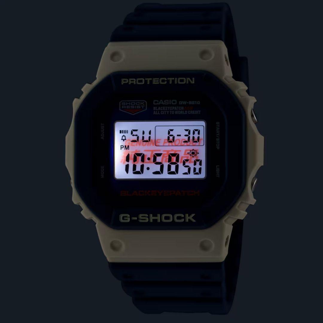 Casio G-Shock BlackEyePatch 5600 Series DW-5610BEP-2JR Navy Watch — Japan Import