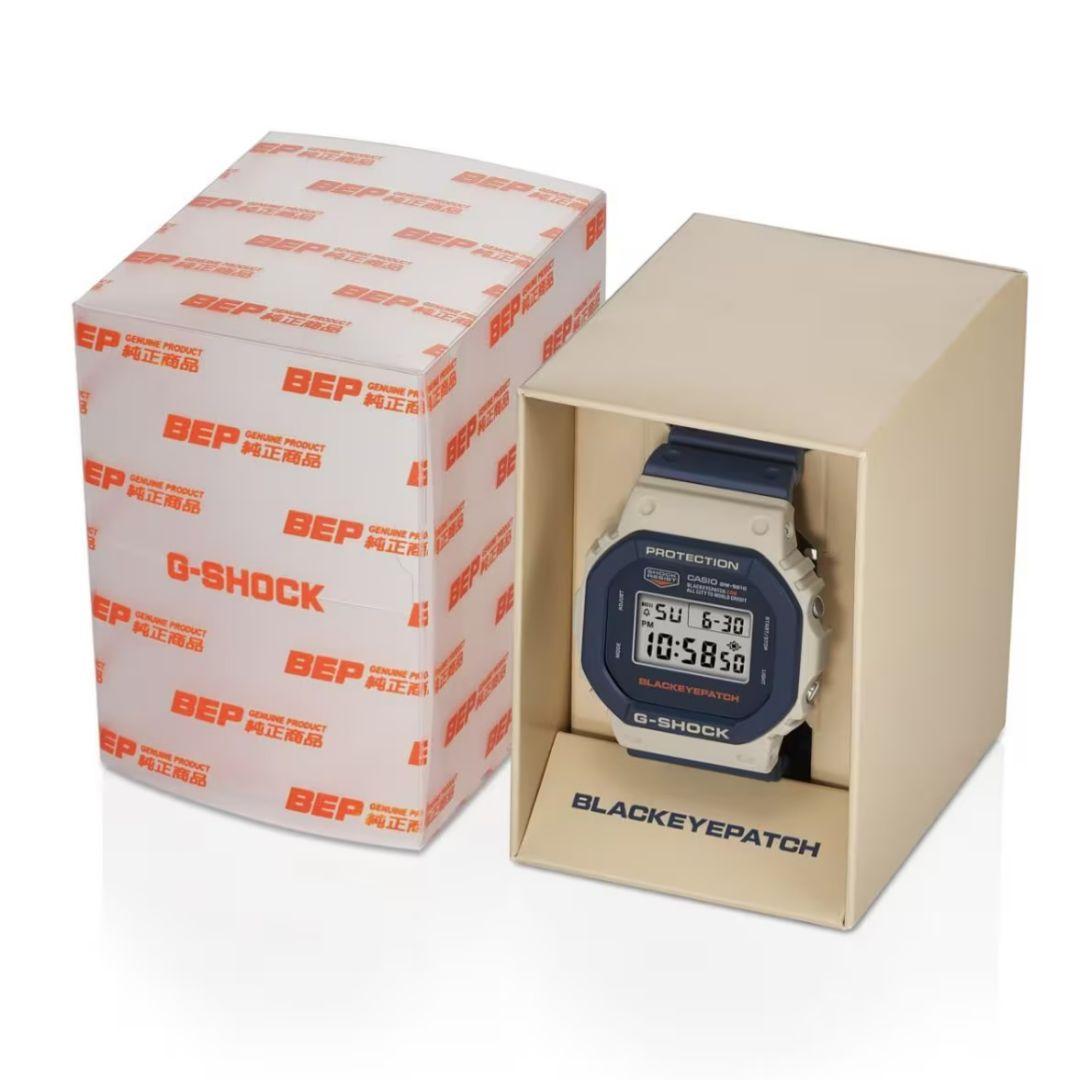 Casio G-Shock BlackEyePatch 5600 Series DW-5610BEP-2JR Navy Watch — Japan Import