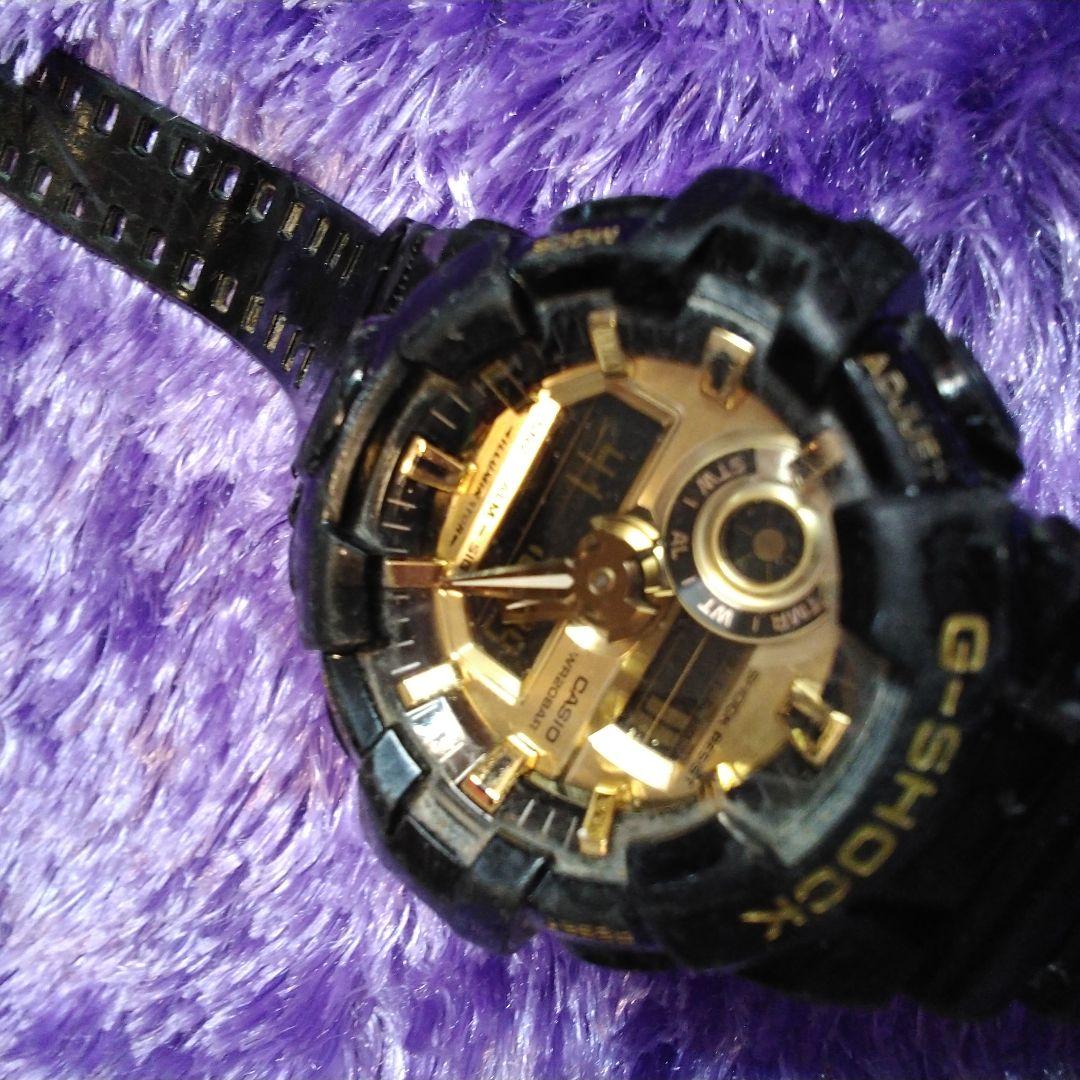 Casio G-Shock GA-710GB Watch Black and Gold