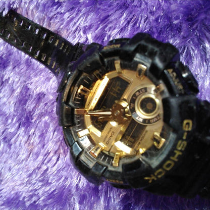 Casio G-Shock GA-710GB Watch Black and Gold