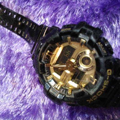 Casio G-Shock GA-710GB Watch Black and Gold