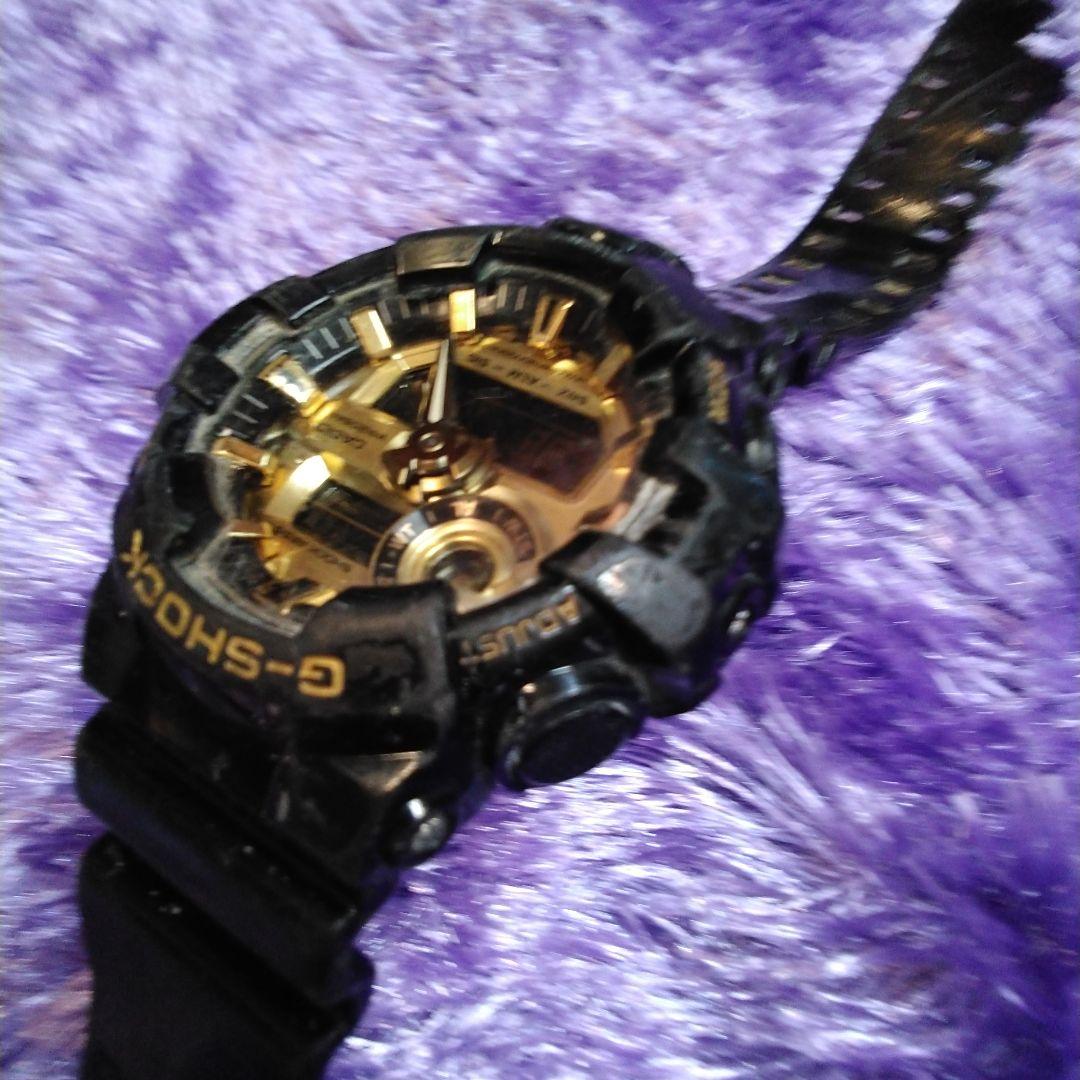 Casio G-Shock GA-710GB Watch Black and Gold