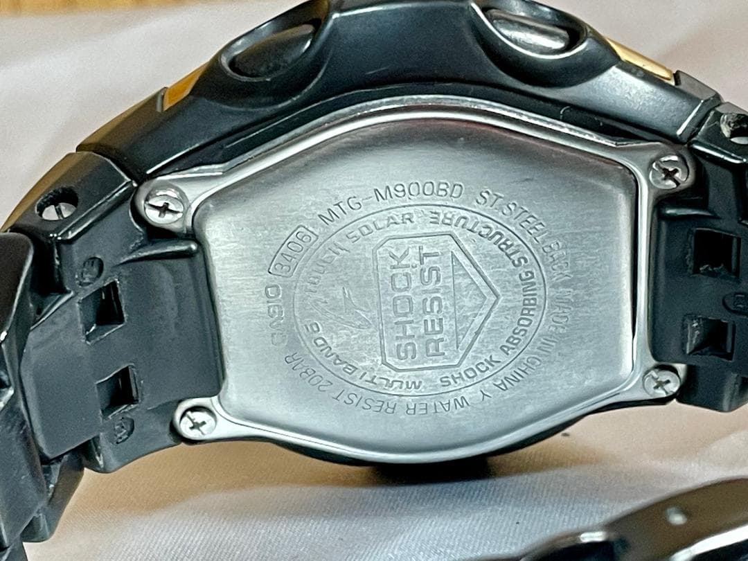 Casio G-Shock MT-G MTG-M900BD-1GJF Radio Solar Watch Black Gold — Japan Import