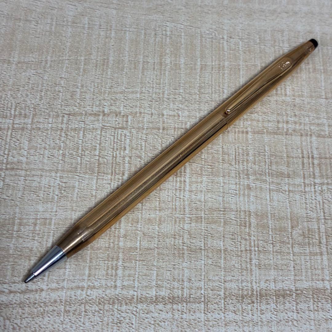 Cross Classic Century 14KT Gold Filled Twist Ballpoint Pen with Case — Japan Import