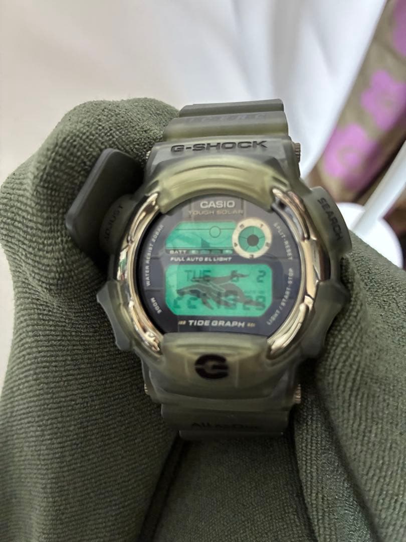 Casio G-Shock DW-9700K-1T Model Watch with Resin Band and Solar Movement — Japan Import