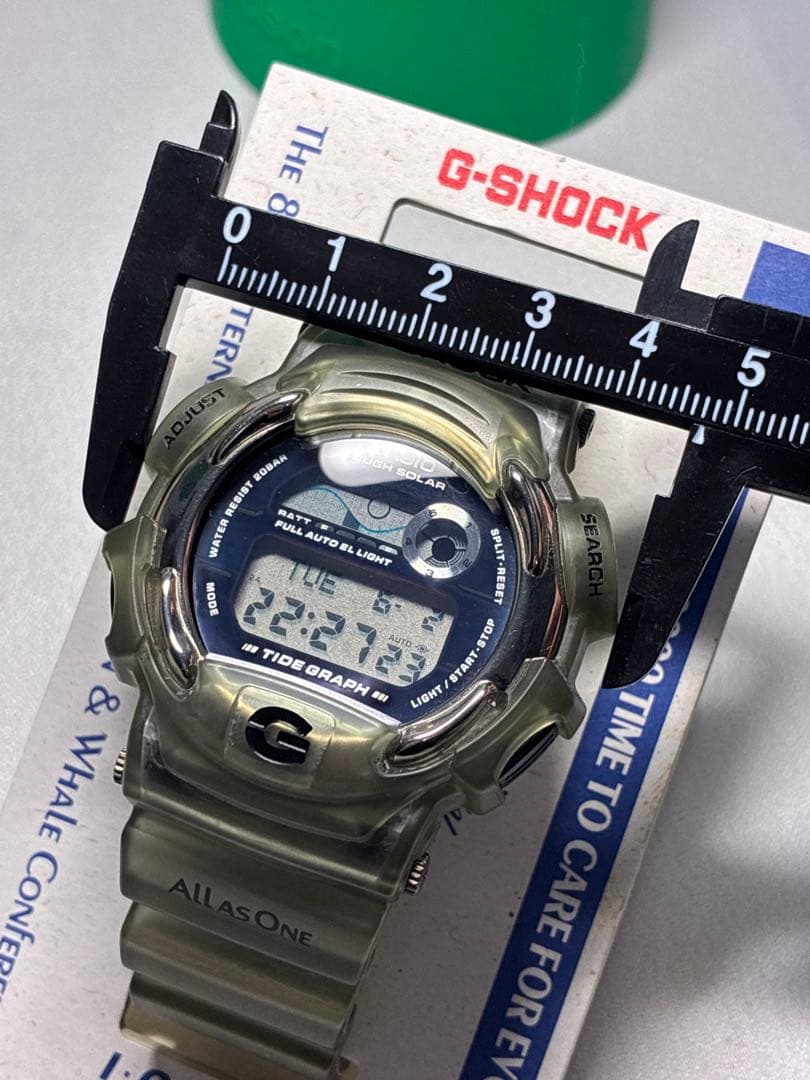 Casio G-Shock DW-9700K-1T Model Watch with Resin Band and Solar Movement — Japan Import