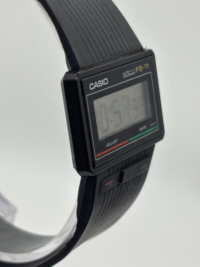 Casio Auto Calendar Quartz FS-11 Men’s Watch with Genuine Rose Band