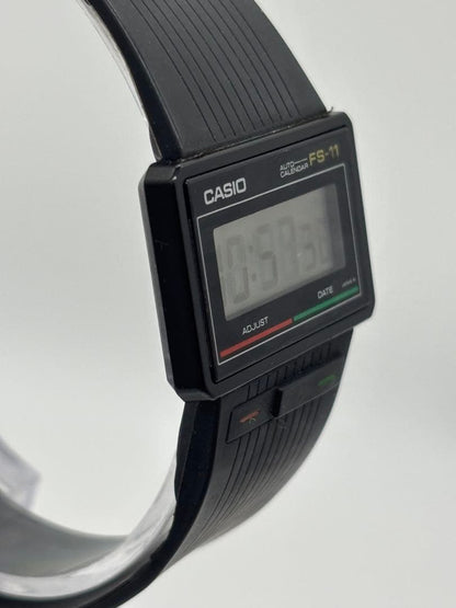 Casio Auto Calendar Quartz FS-11 Men’s Watch with Genuine Rose Band