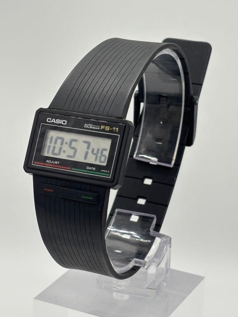 Casio Auto Calendar Quartz FS-11 Men’s Watch with Genuine Rose Band