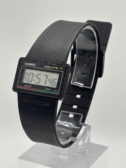 Casio Auto Calendar Quartz FS-11 Men’s Watch with Genuine Rose Band