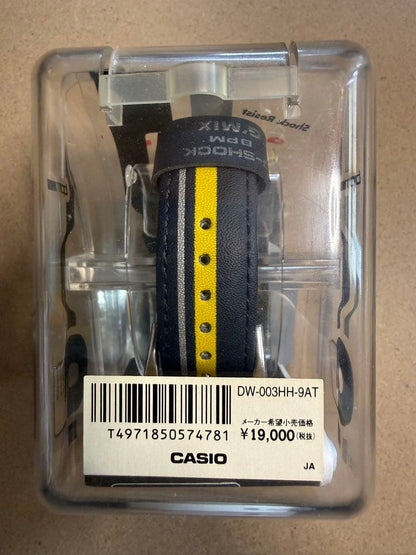 Casio G-Shock DW-003HH-9AT Digital Watch in Yellow and Black — Japan Import