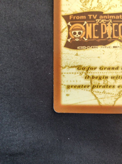 One Piece Carddass Hyper Battle Luffy Pirate Aspiration C04 trading card from Japan import