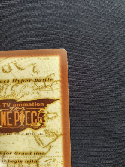 One Piece Carddass Hyper Battle Luffy Pirate Aspiration C04 trading card from Japan import