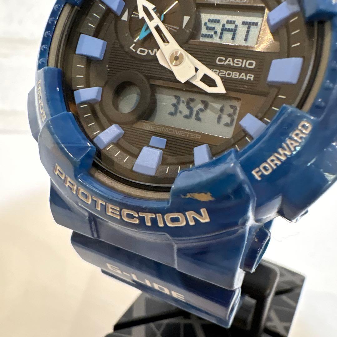Casio G-Shock G-Lide GAX-1000MA Marine Watch with Marble Resin Exterior — Japan Import