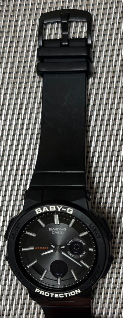 Casio Baby-G BGA-255 Black Model with Battery Replacement and Confirmed Functionality — Japan Import