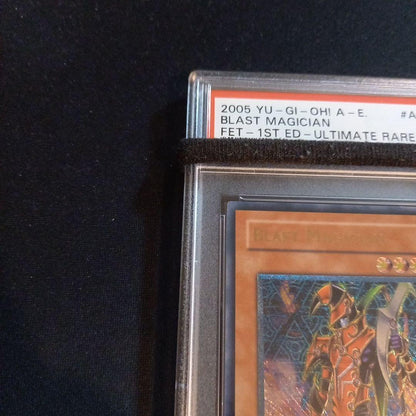 Yugioh 2004 Asia Blood Magician Lair of Purgatory Sorcerer relic ultimate rare PSA9 card