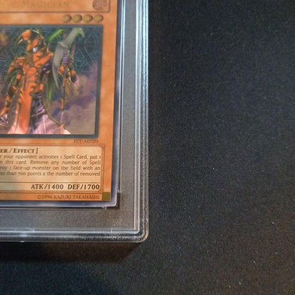 Yugioh 2004 Asia Blood Magician Lair of Purgatory Sorcerer relic ultimate rare PSA9 card