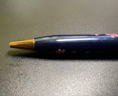 Yozakura Cross Ballpoint Pen Oil-Based Translucent Cobalt Blue