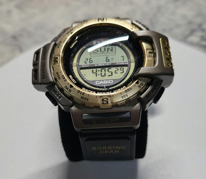 Casio Series Pro Trek Bassing Gear Model PRT-40 Digital Multi-Function Watch Japan Import