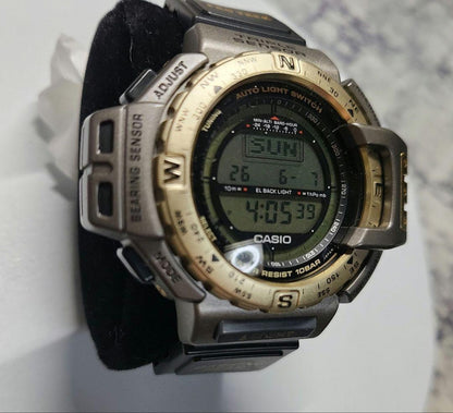 Casio Series Pro Trek Bassing Gear Model PRT-40 Digital Multi-Function Watch Japan Import