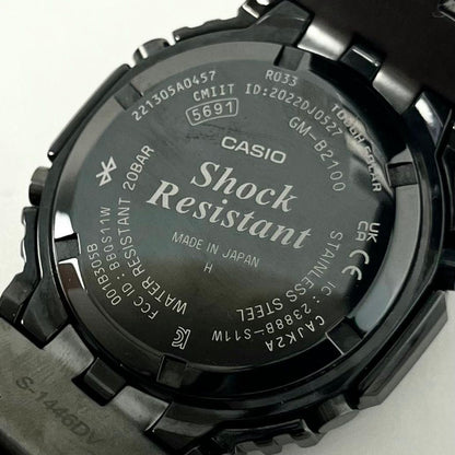 Casio G-Shock GM-B2100 Digital Analog Watch with Black Octagon Case - Japan Import