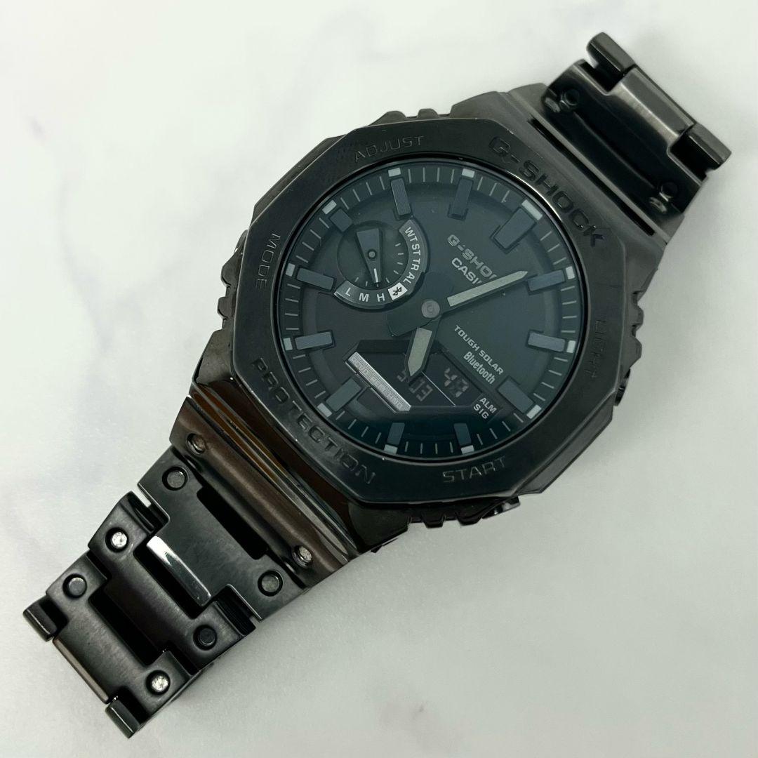 Casio G-Shock GM-B2100 Digital Analog Watch with Black Octagon Case - Japan Import