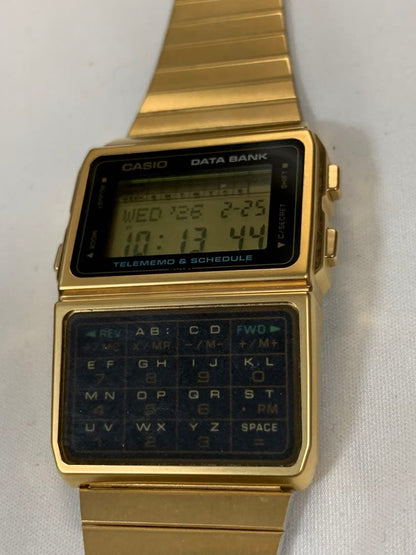 Casio Data Bank Digital Wristwatch with Calculator Function — Japan Import