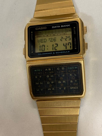 Casio Data Bank Digital Wristwatch with Calculator Function — Japan Import