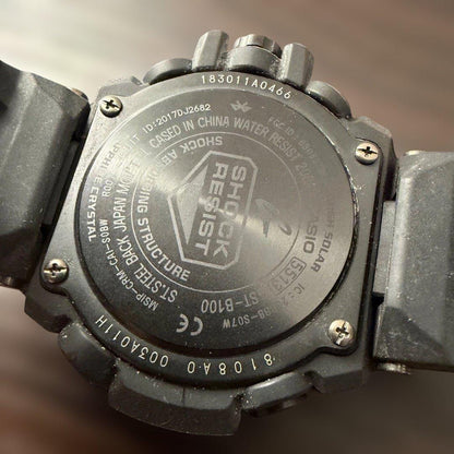 Casio G-Shock Men's Watch GST-B100 Carbon Black