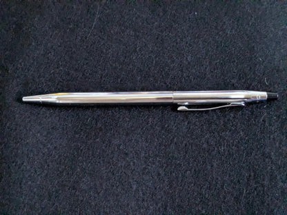 Cross Silver Ballpoint Pen Body - Slim Silhouette and Glossy Finish — Japan Import