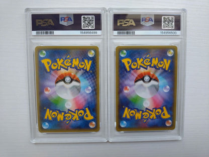 Pokemon Trading Card PSA10 graded Numbered Metagross EX and Mega Metagross EX Promo from XY series