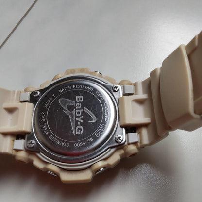Casio Baby-G BG-5600 White Digital Watch