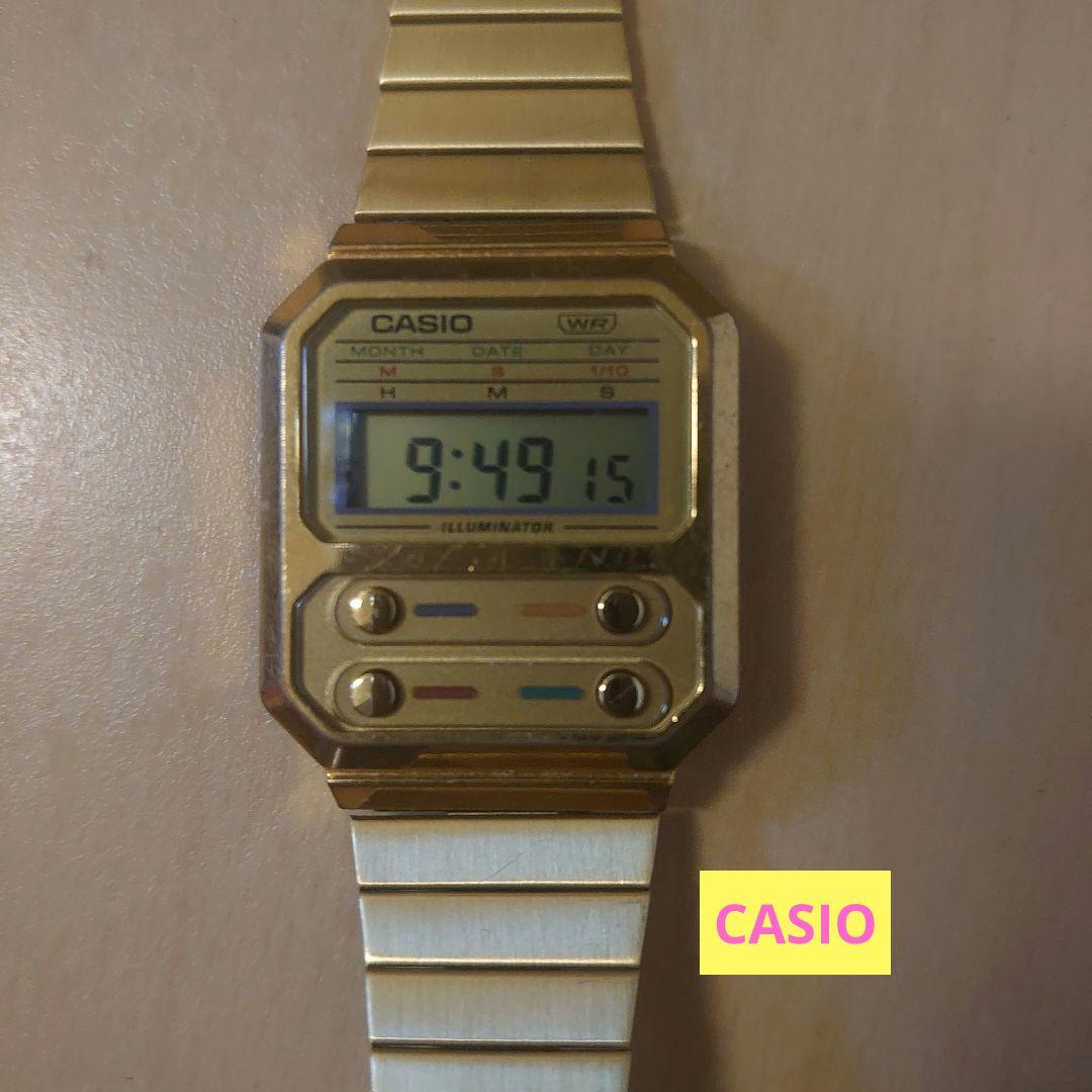 Casio A100WEG-9AJF Gold Digital Watch