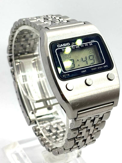 Casio Digital Watch 1970s Model 50QS-17 with Stopwatch Japan Import