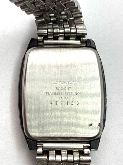 Casio Digital Watch 1970s Model 50QS-17 with Stopwatch Japan Import