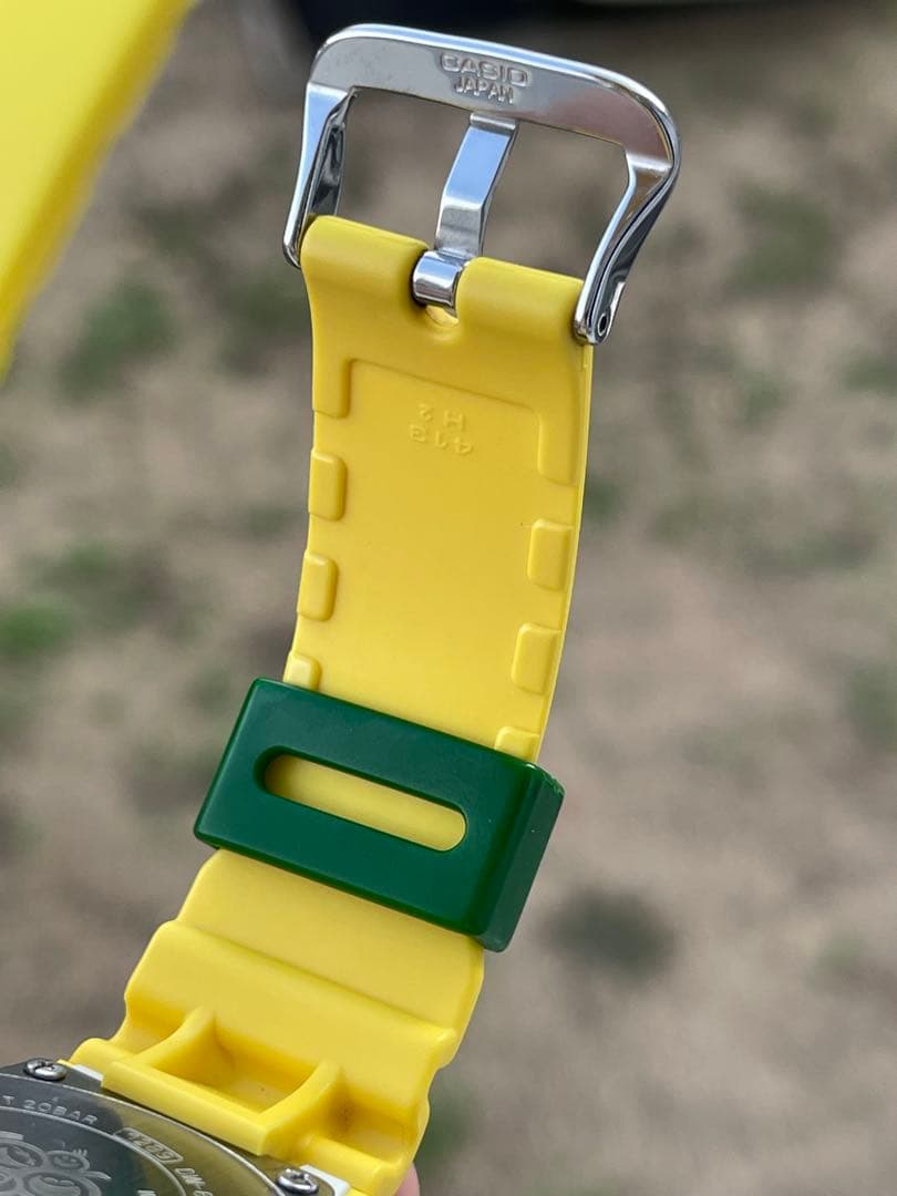 Casio G-Shock Yellow Wristwatch — Japan Import