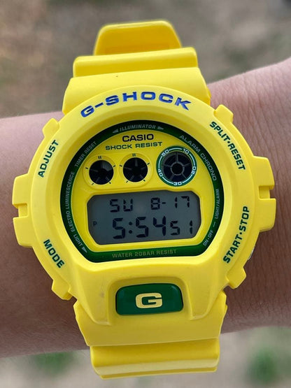 Casio G-Shock Yellow Wristwatch — Japan Import