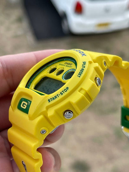 Casio G-Shock Yellow Wristwatch — Japan Import