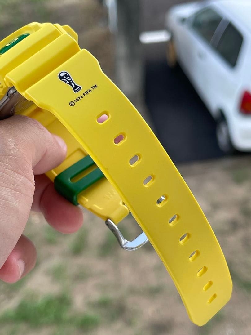 Casio G-Shock Yellow Wristwatch — Japan Import