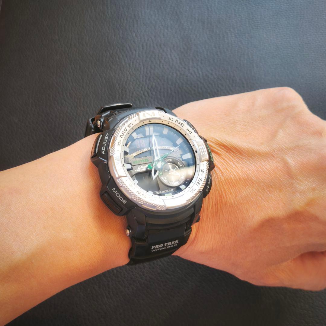 Casio Pro Trek PRG-280 Twin Sensor Digital Analog Outdoor Watch — Japan Import