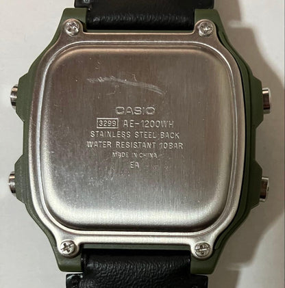 Casio Body Only AE-1200WH Quartz Watch Model 3299 — Japan Import