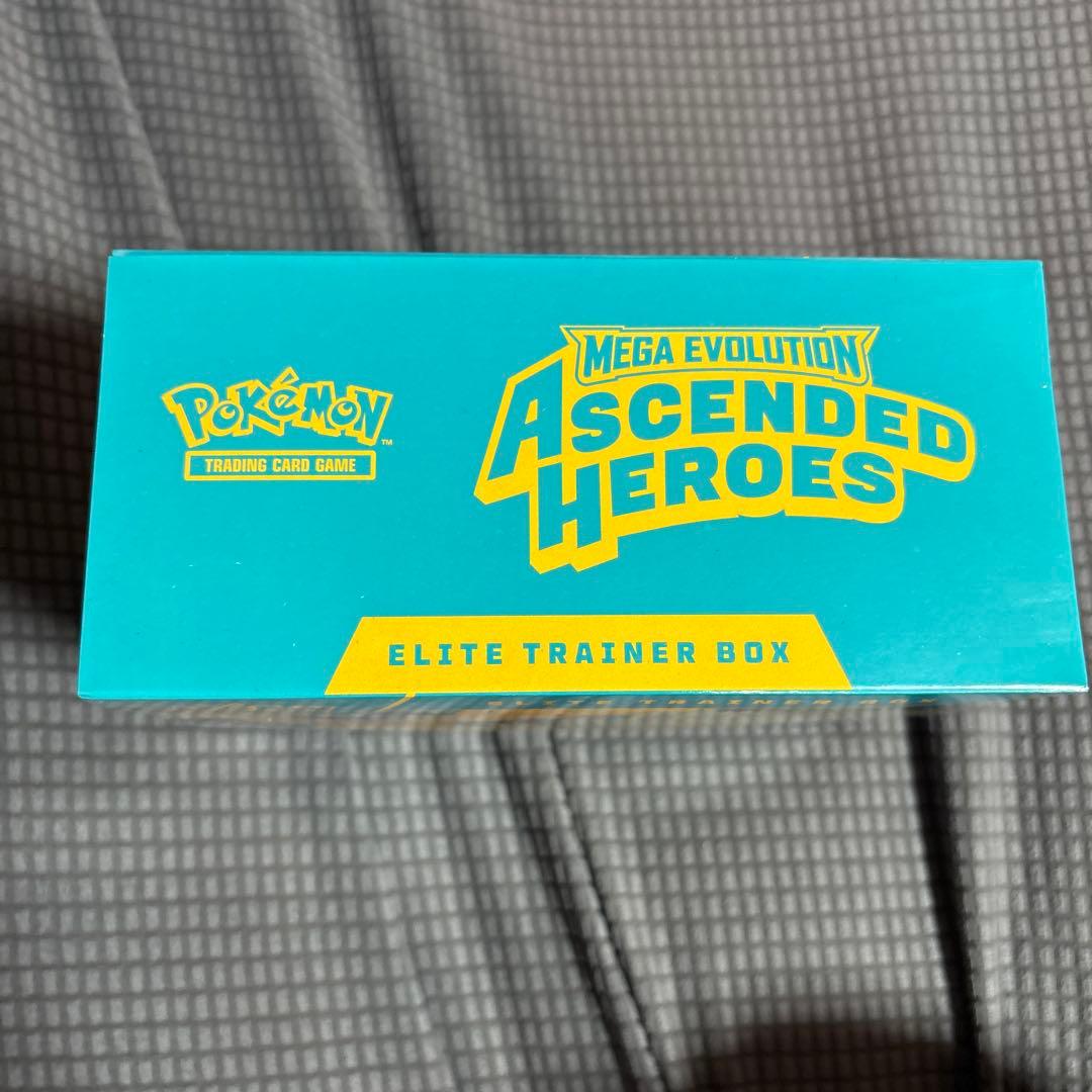 Pokemon Elite Trainer Box Ascended Heroes English Version 2026 unopened with Zekrom promo card and nine booster packs