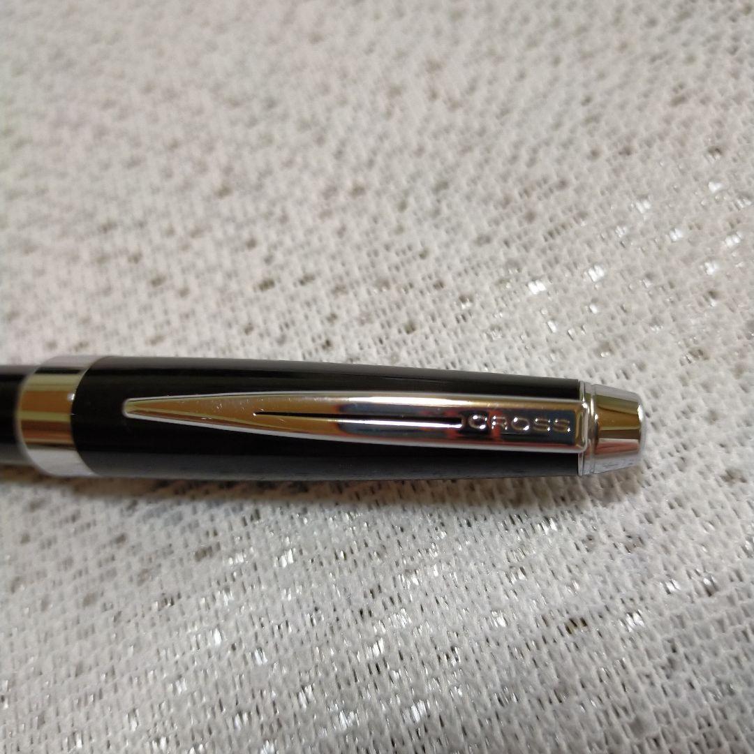 Black Cross ballpoint pen with fine scratches, Japan import, elegant and classic design