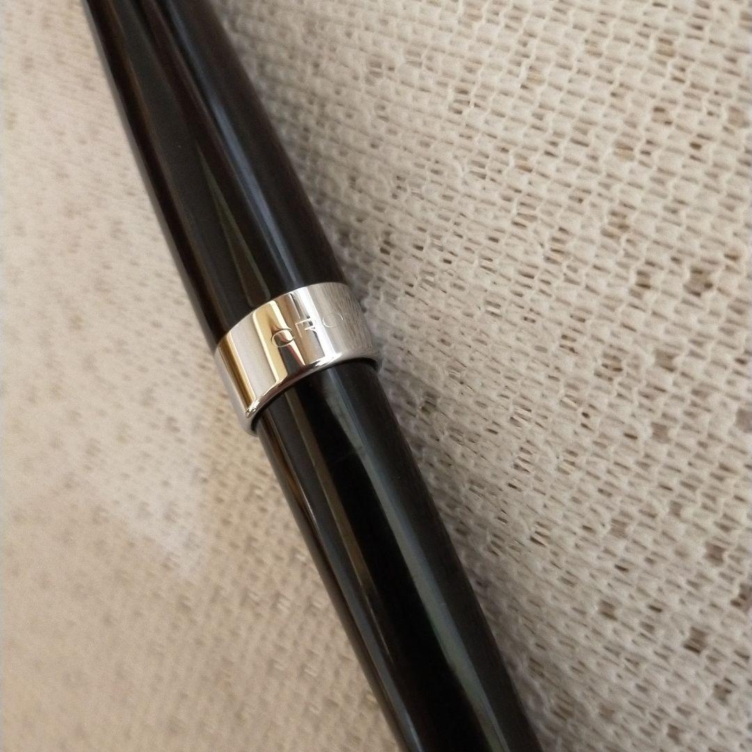 Black Cross ballpoint pen with fine scratches, Japan import, elegant and classic design